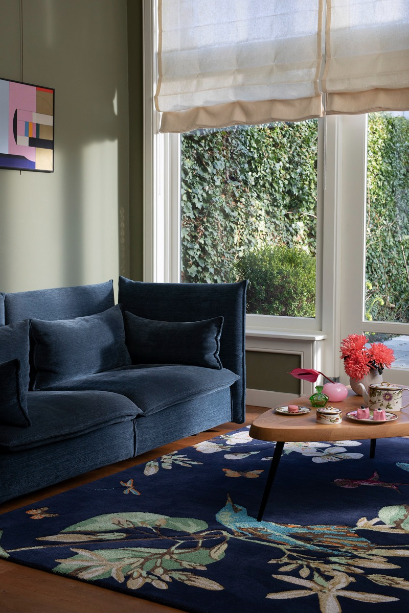 Hummingbird Navy 37818 Teppich | Größe: 120 x 180 cm