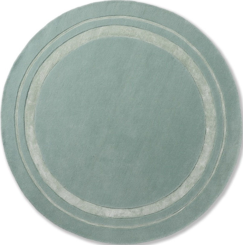 Redbrook-Eierblau 081807 Runder Teppich | Größe: Ø 150 cm
