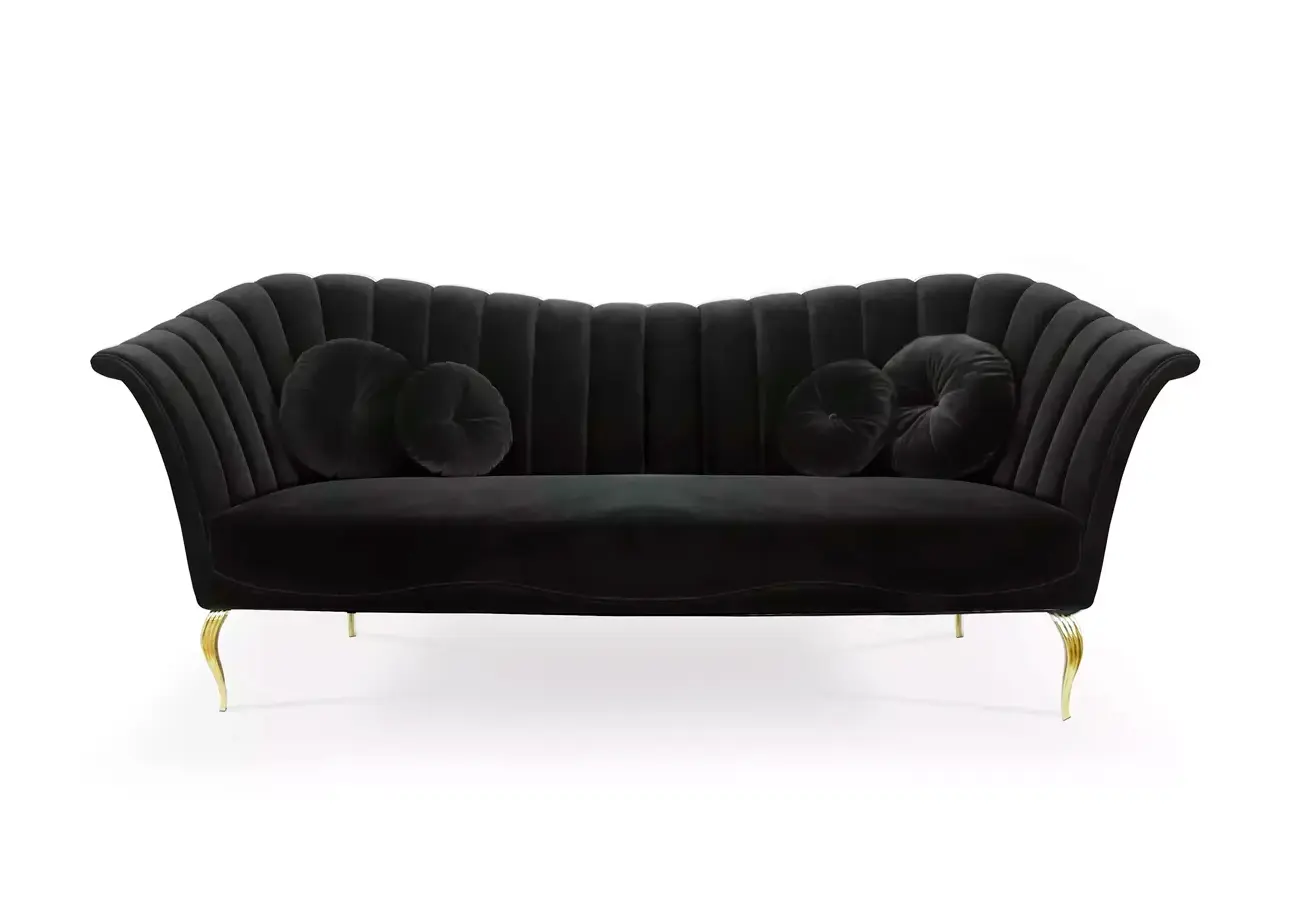 Saphira Sofa mit Metallgestell