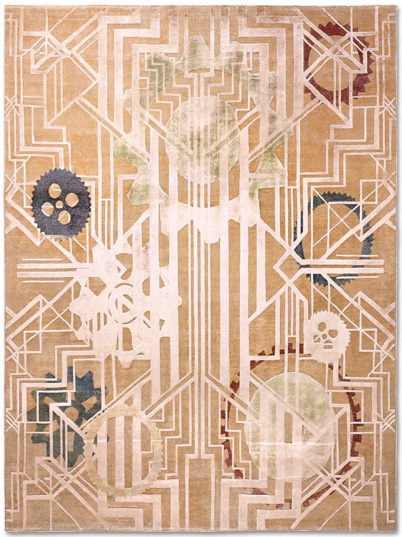 Quiet Color auf Ex‑Hellblau Teppich