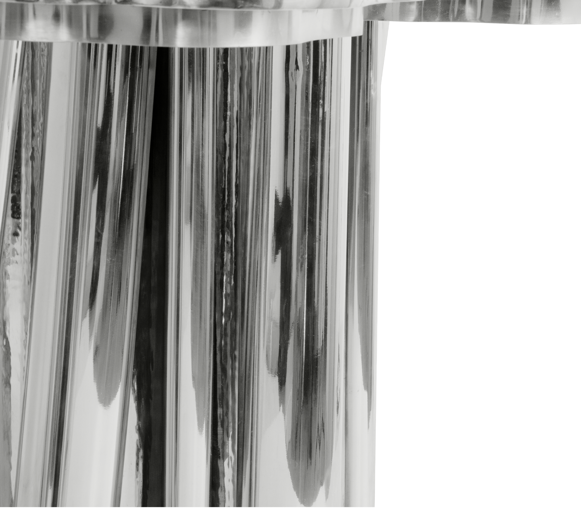 Artisan Edelstahl-Esstisch | Dimensions: B 230 cm