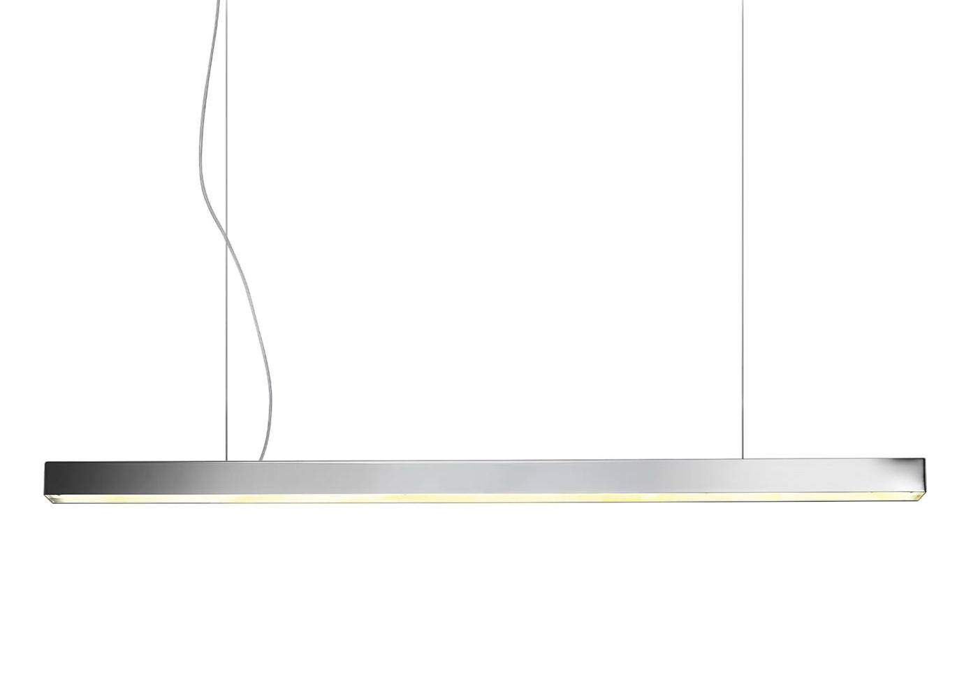 Polierter Nickel Linearer LED-Pendelleuchter