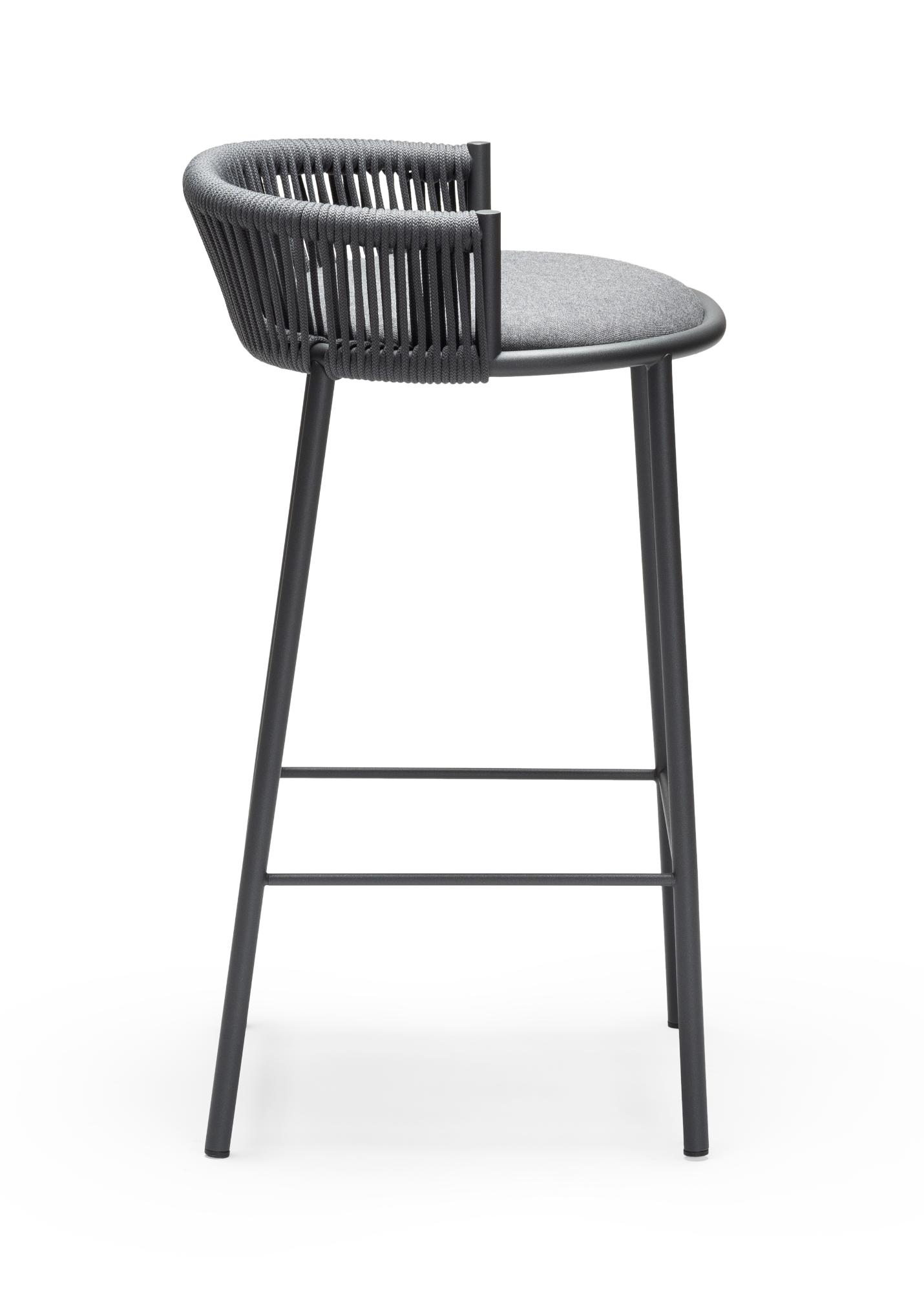Millie SG-65 Grauer Outdoor-Barhocker