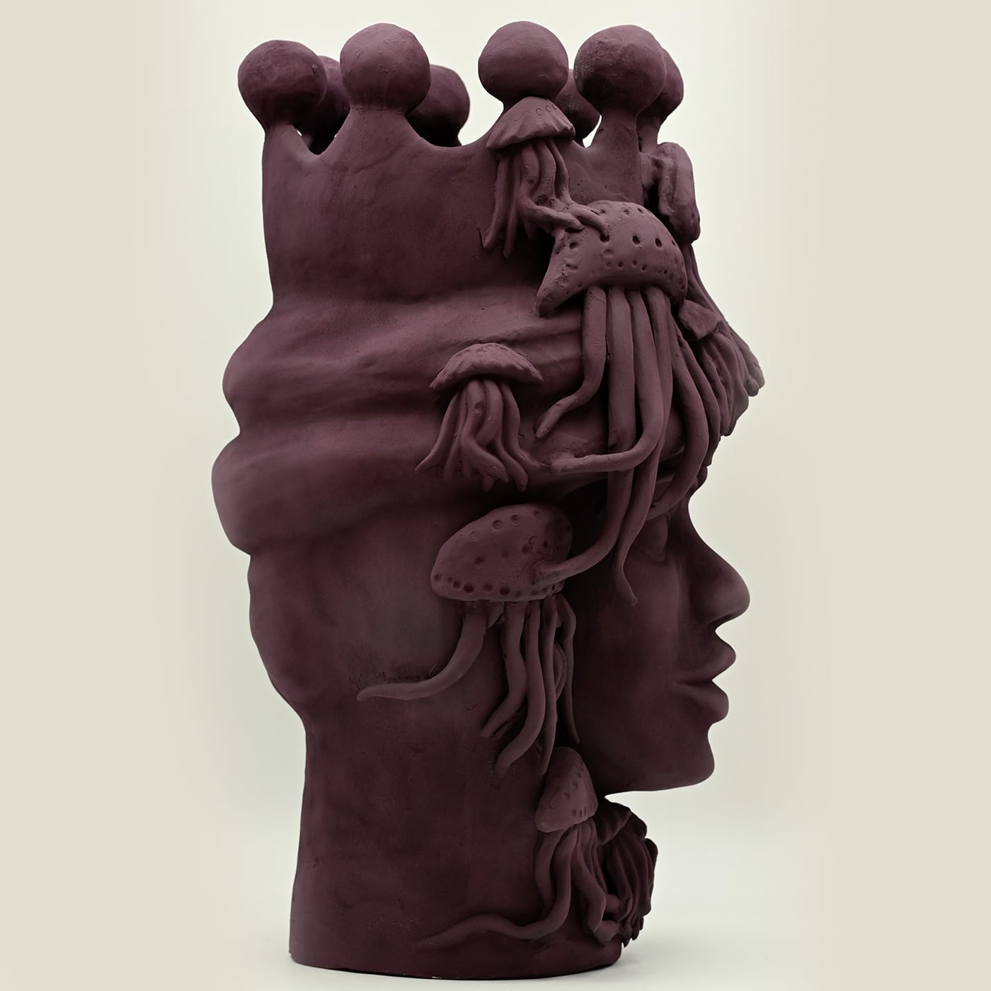 Maure‑Kopf handgefertigte Skulptur