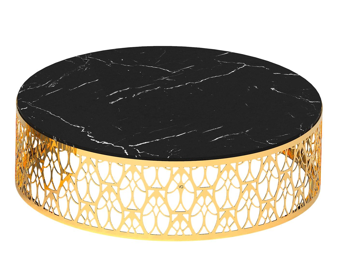 Cabaret Gold Couchtisch