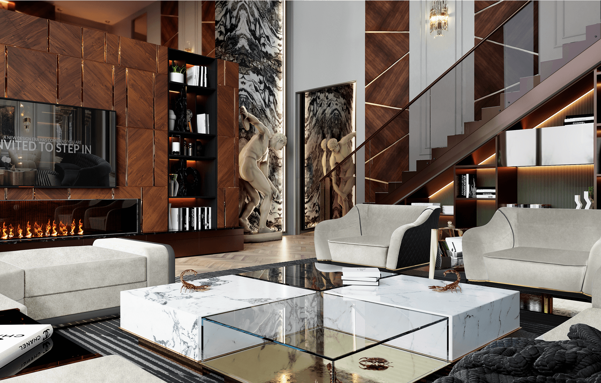 Evolution Center Doppeltisch‑Set