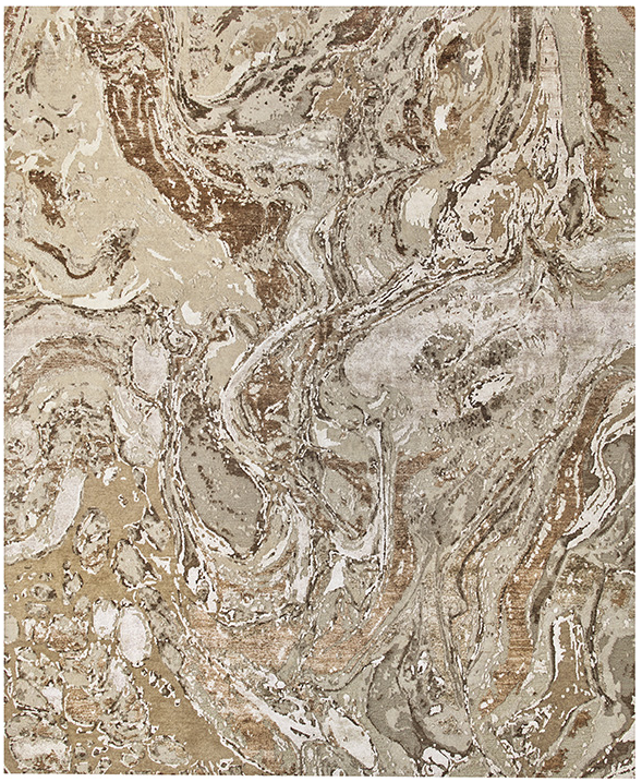 Diva beige/brown Teppich | Größe: 250 x 300 cm