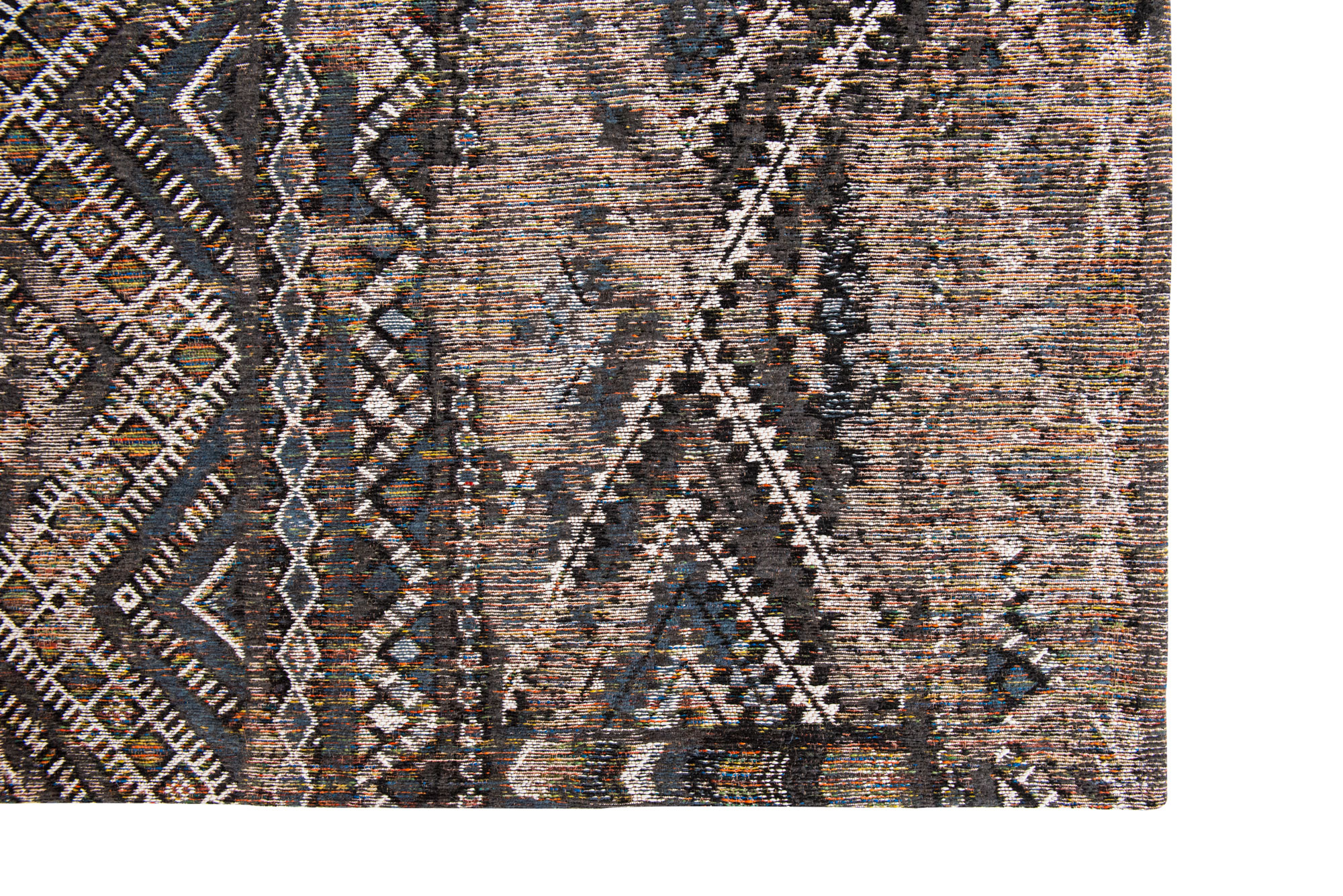 Black Rabat Teppich | Größe: 240 x 340 cm