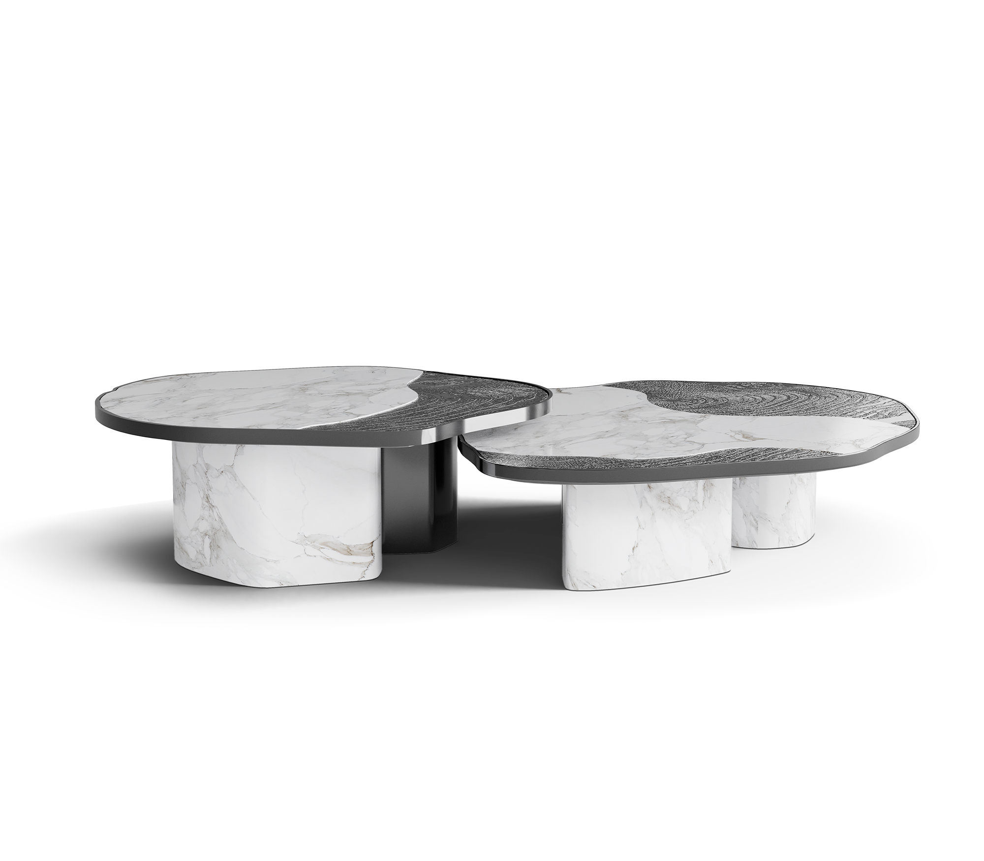 Athena Calacatta Marmor & Onyx Tischset