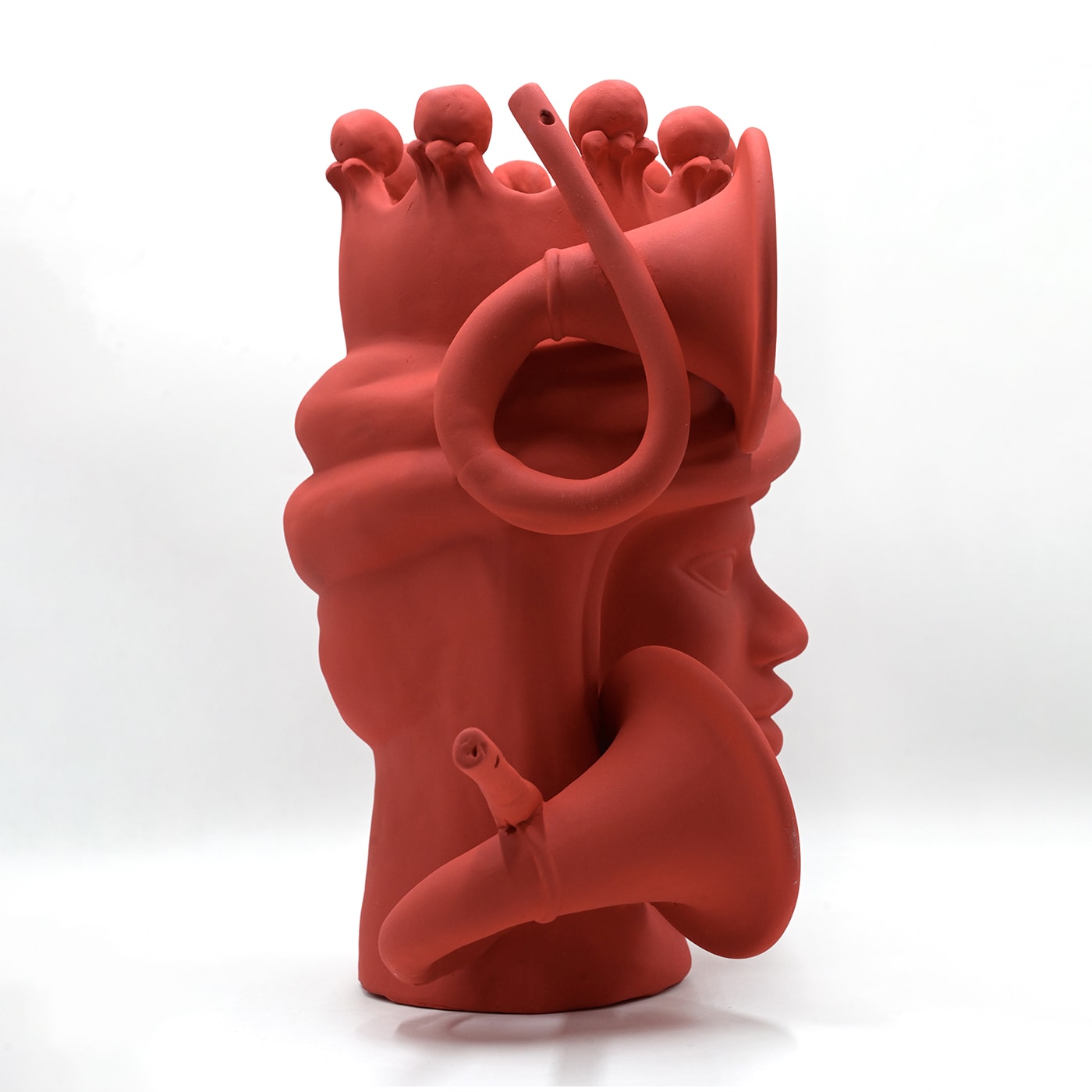 Maure‑Kopf handgefertigte Skulptur