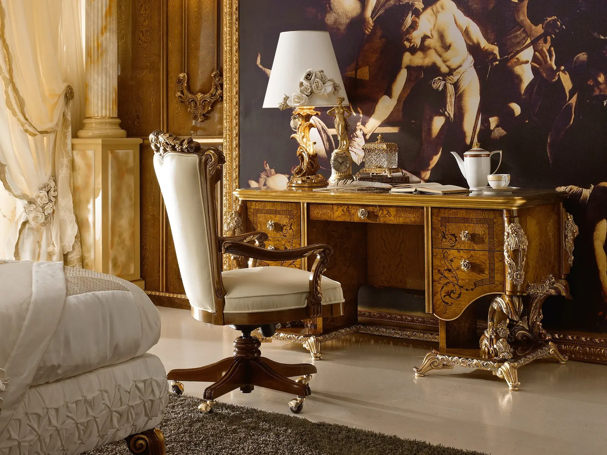 Dolcevita Schreibtisch mit Schubladen