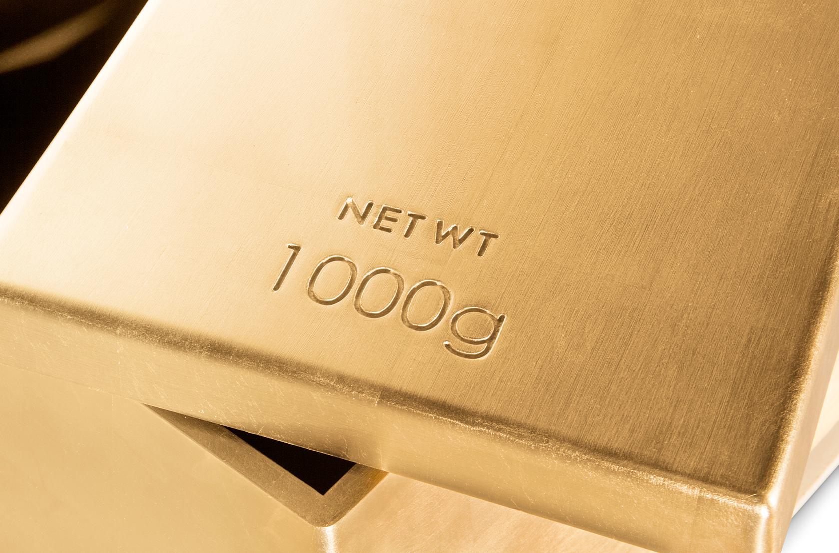 Vergoldete Schatzkiste