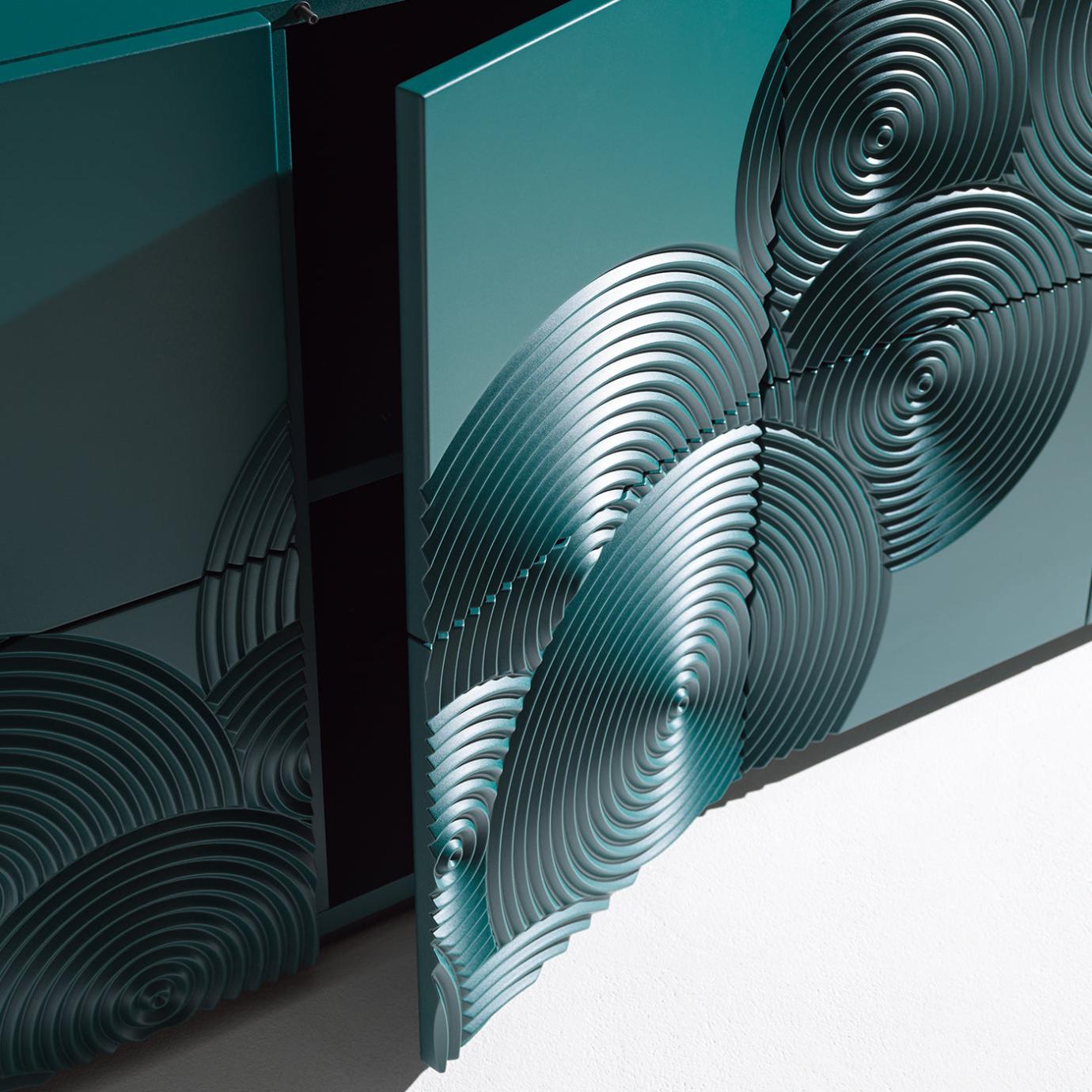 Contemporary Blaues Sideboard