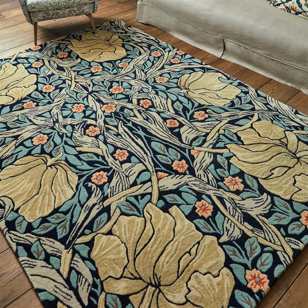 Pimpernel Indigo 028818 Teppich | Größe: 140 x 200 cm