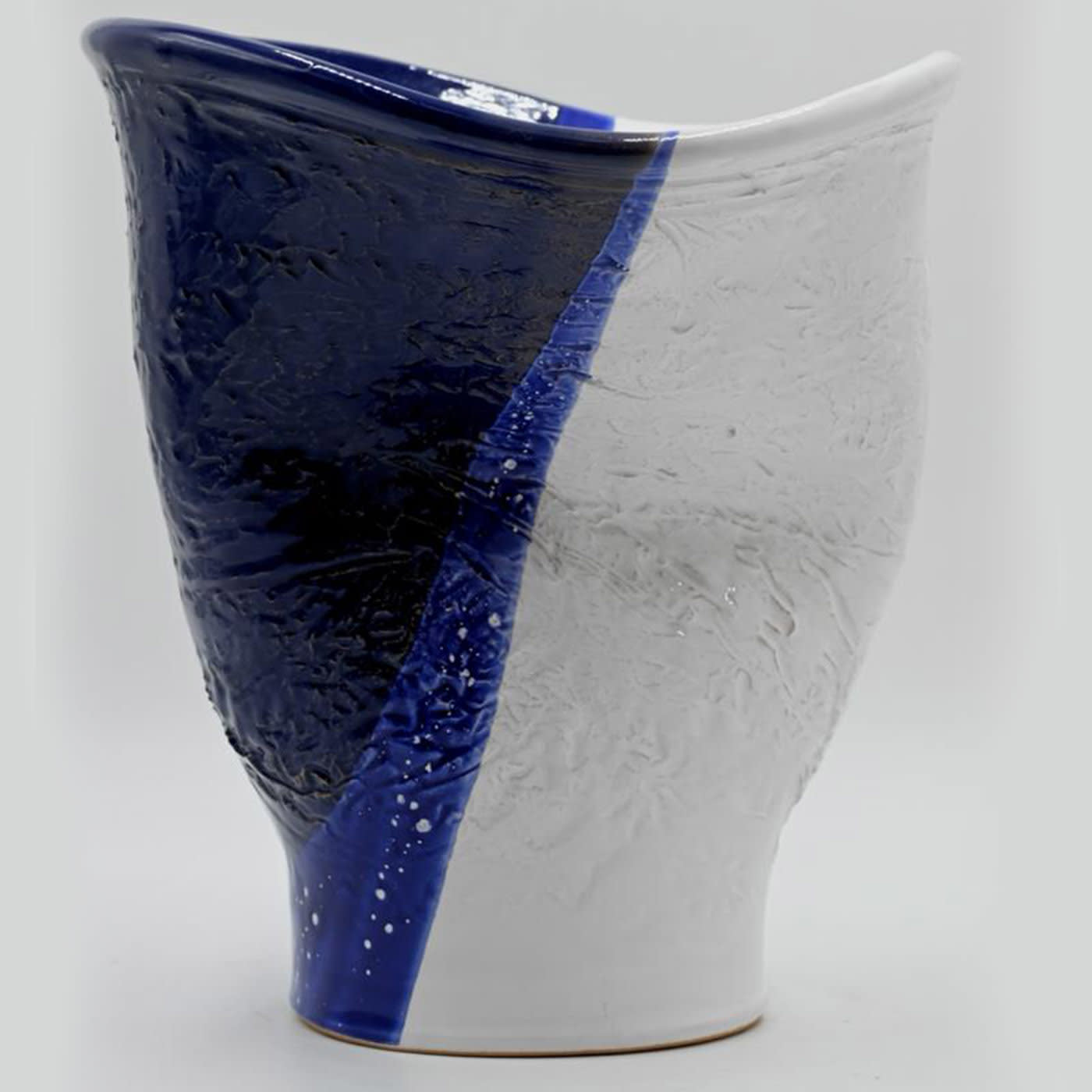 Schwarz‑Weiß einzigartige Vase