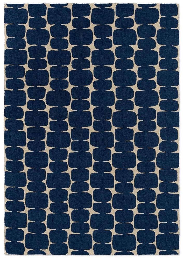 Little Lohko Indigo Teppich | Größe: 250 x 350 cm