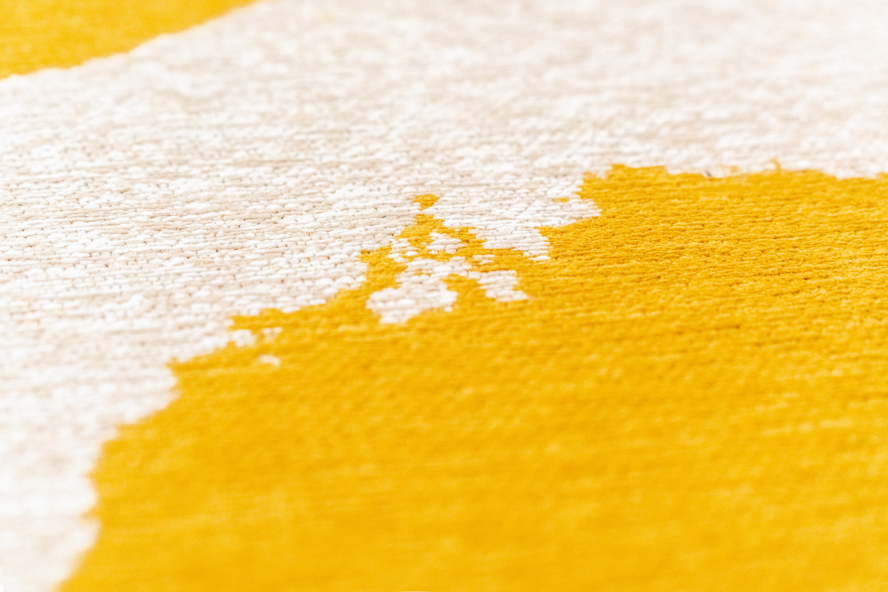 Ribonn Pure Yellow Teppich | Größe: 80 × 150 cm