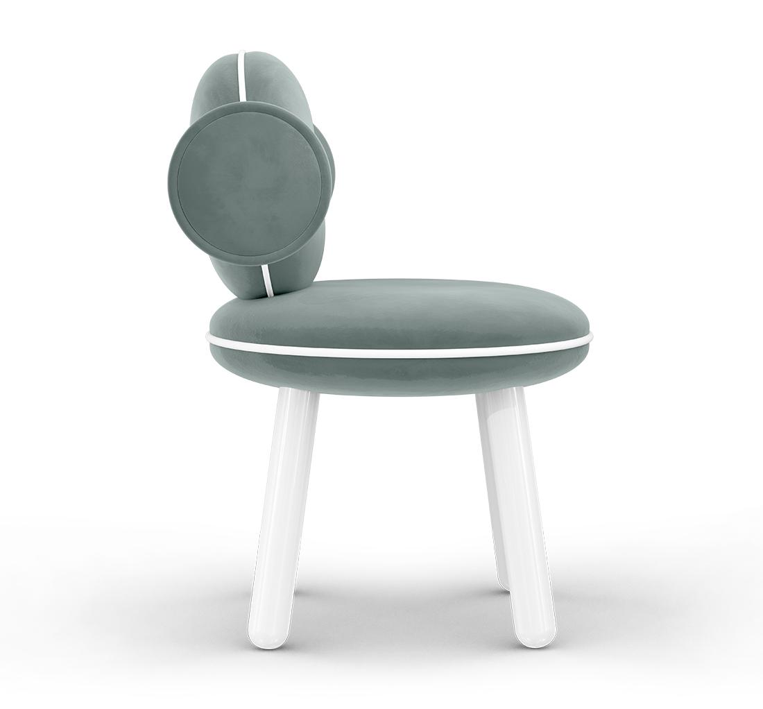 Lollipop blauer Pouf‑Sessel