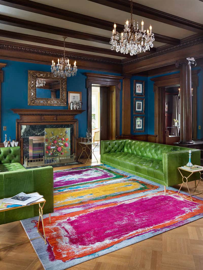 Love Joy auf Grau Teppich