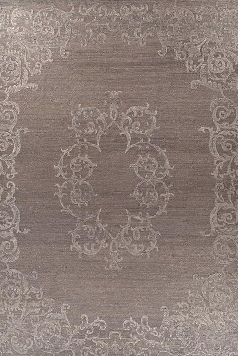 Handgeknüpfter Bambusseide Indischer Teppich