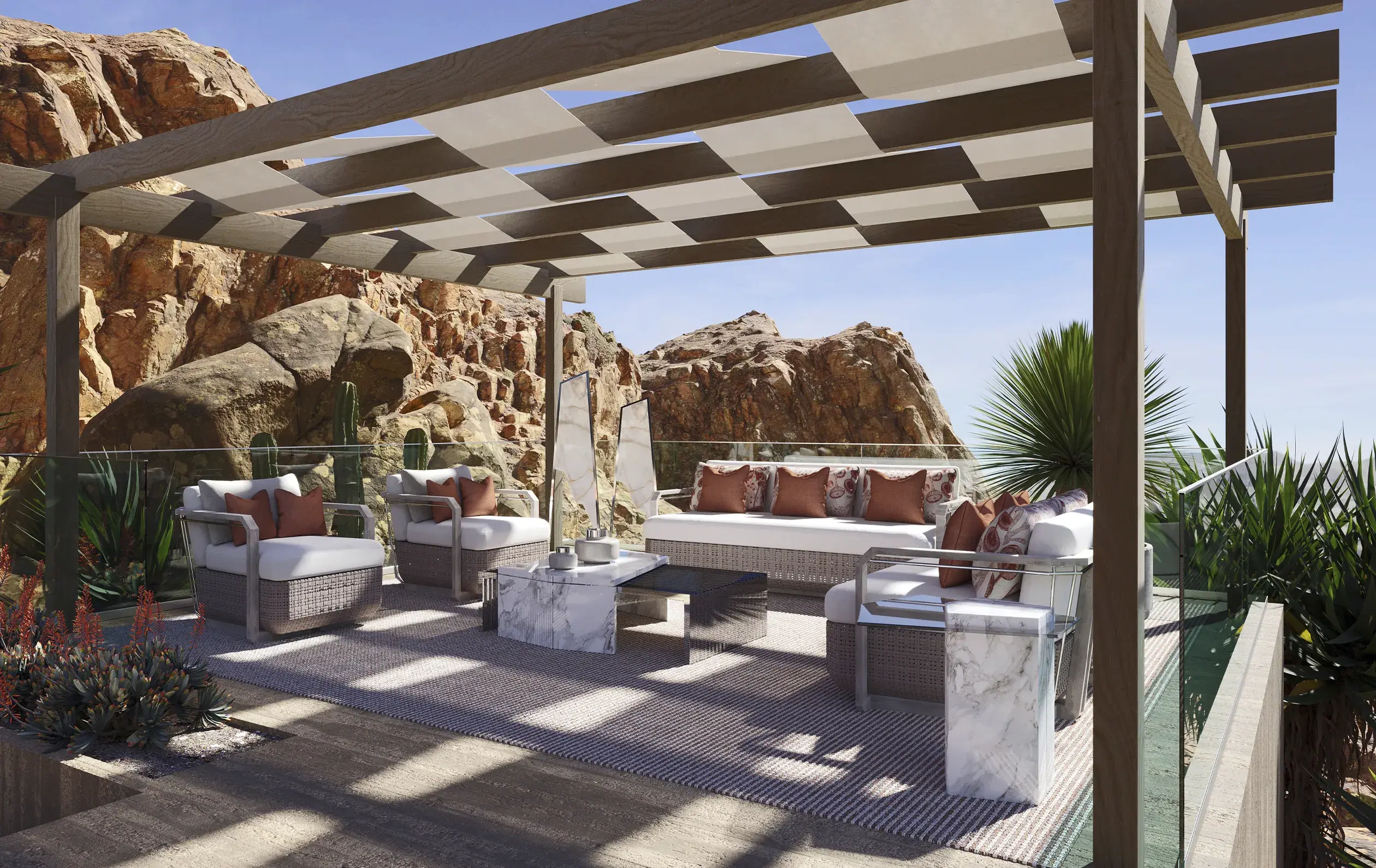 Monarch Garten‑Couchtisch - 2