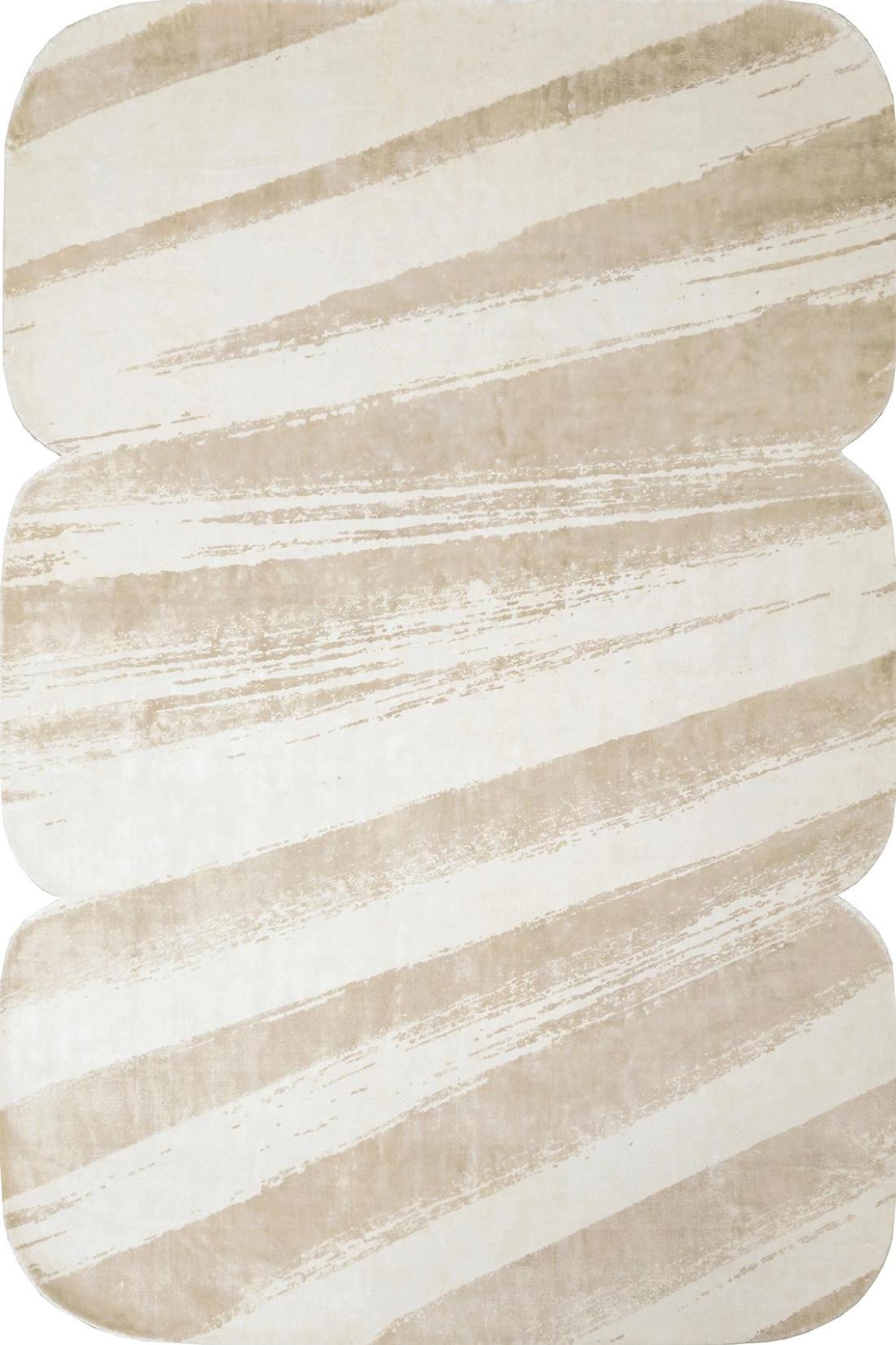Lightbeam Creme Teppich | Größe: 300 x 400 cm