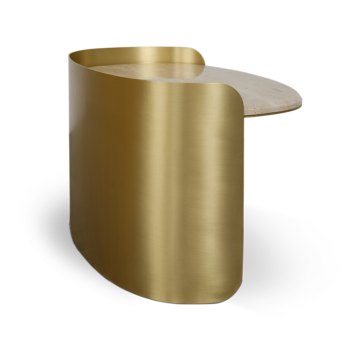 Franklin Scott Ovaler Beistelltisch