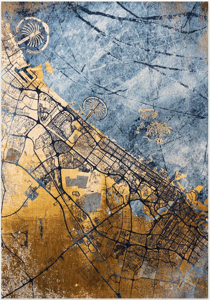 Gold Sea 9698 Teppich | Größe: 170 x 240 cm