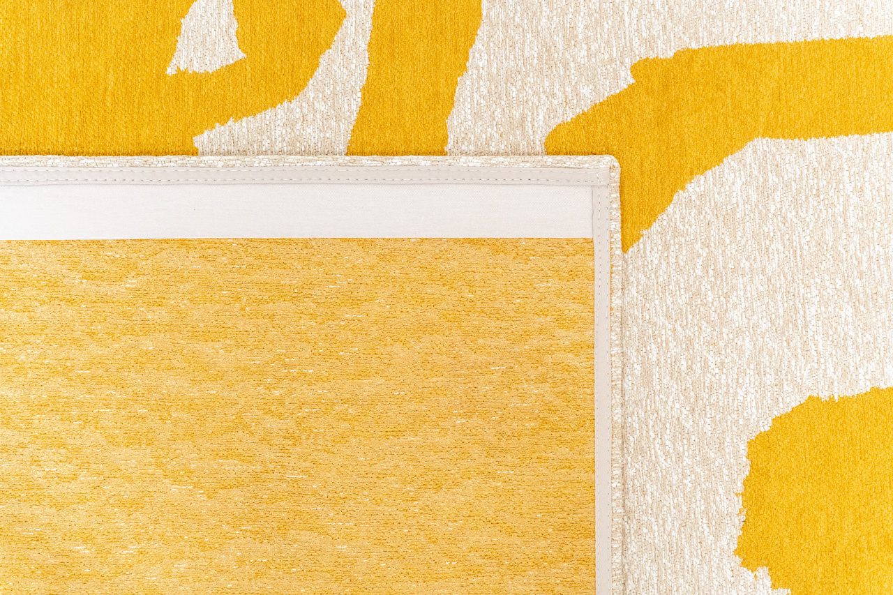 Ribonn Pure Yellow Teppich | Größe: 80 × 150 cm
