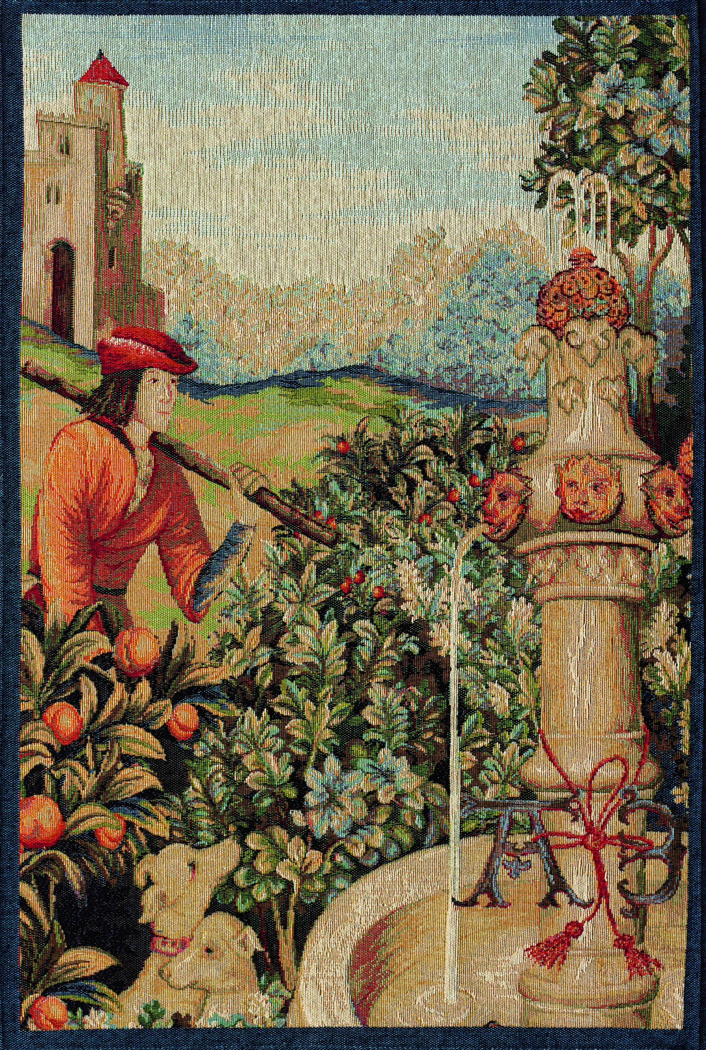 Brunnen Wandteppich