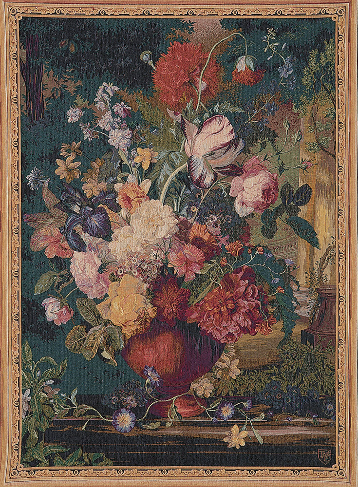 Flämisches Bouquet Wandteppich | Größe: 110 x 150 cm