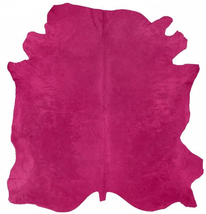 Fuchsia Natur Kuhfell | Größe: 200 x 240 cm