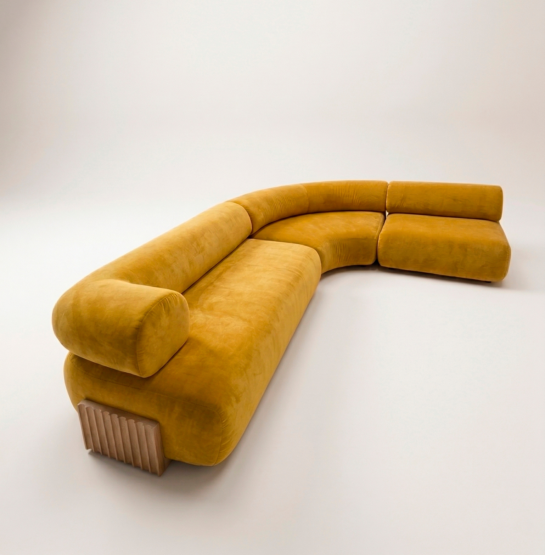 Carmel Wood Modulares Sofa