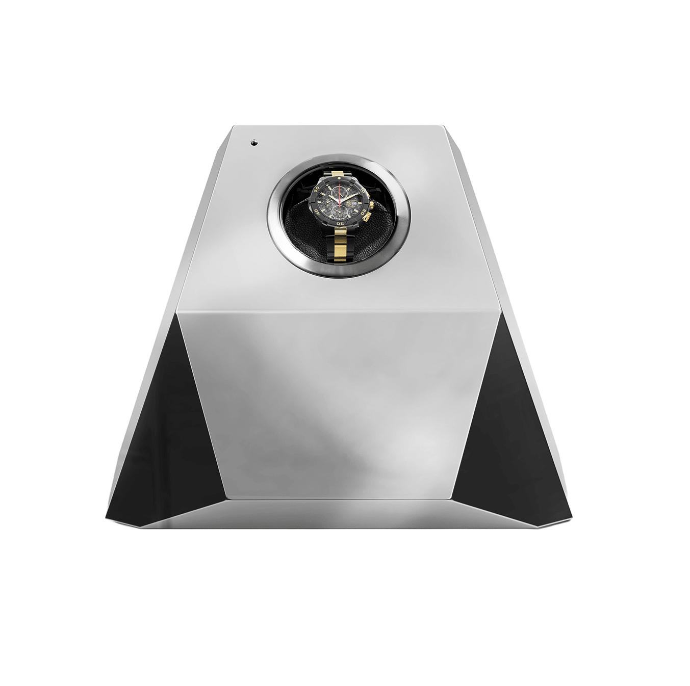 Prism Silber‑Uhrenbeweger
