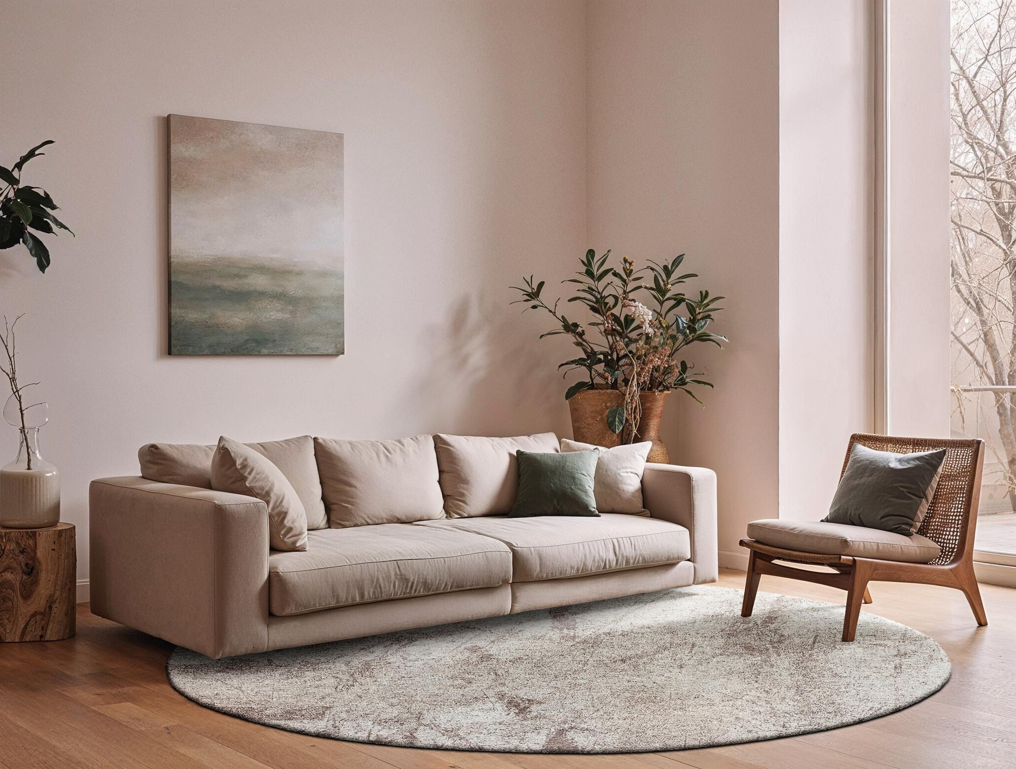 Albatre 9735 Runder Teppich | Größe: Ø 240 cm