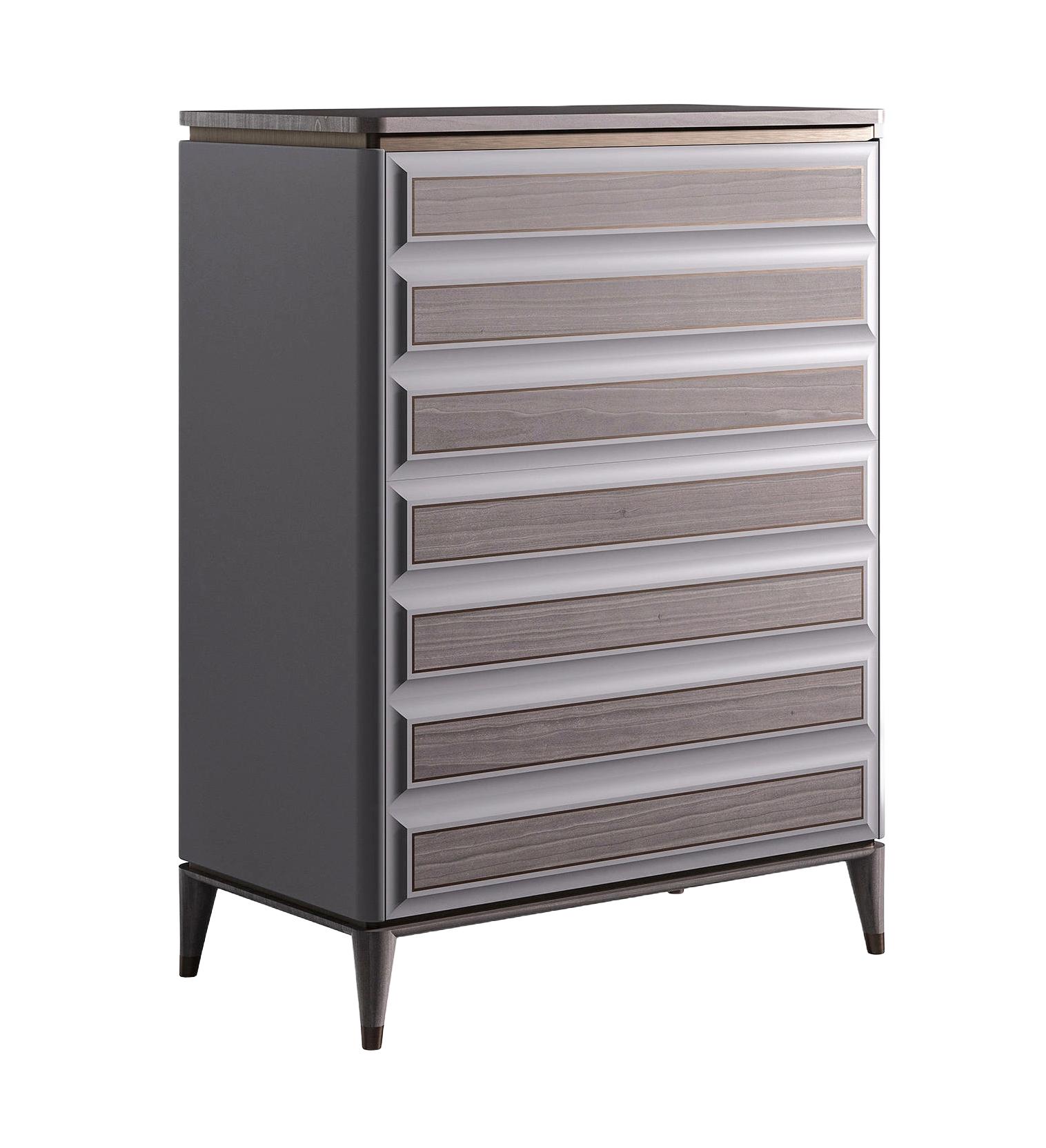 Moderne hohe Kommode