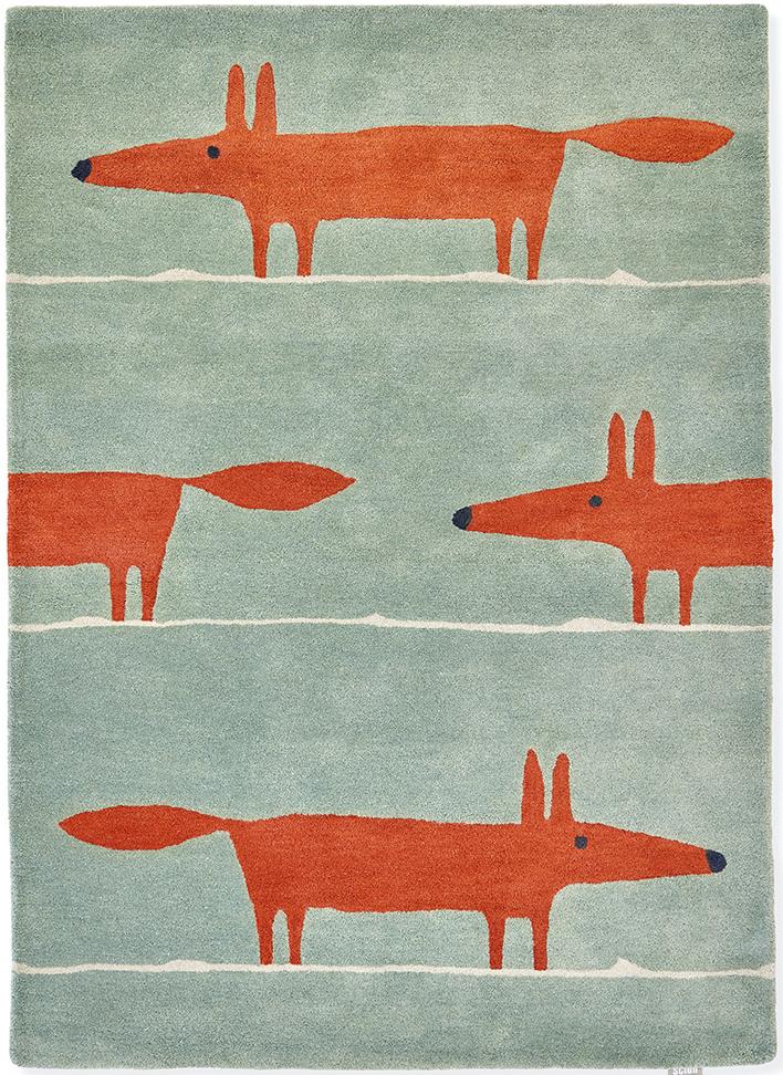 Mr-Fox-Mint/Poppy 25313 Teppich | Größe: 120 x 180 cm
