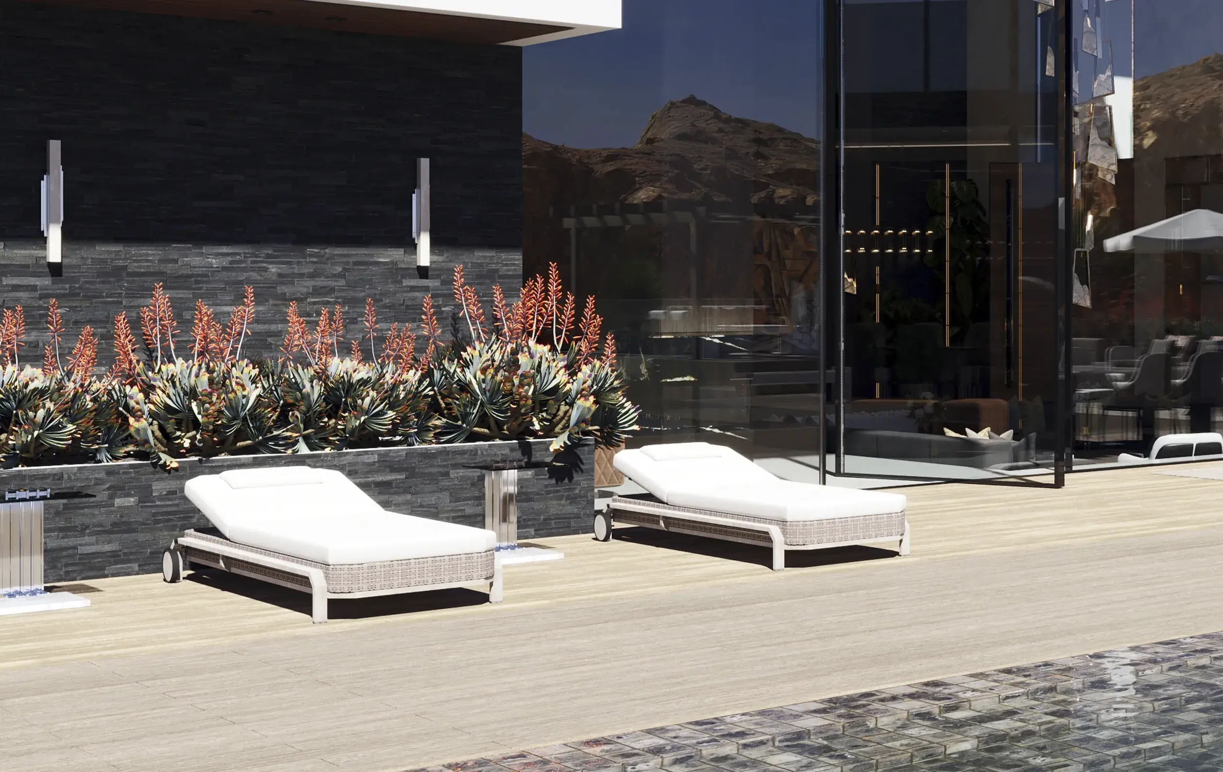 Heritage Holz‑Sonnenliege