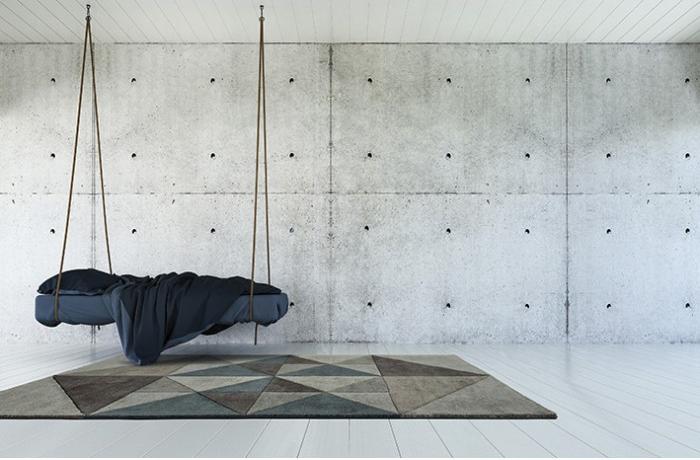 Triangles Himmel Teppich | Größe: 250 x 300 cm