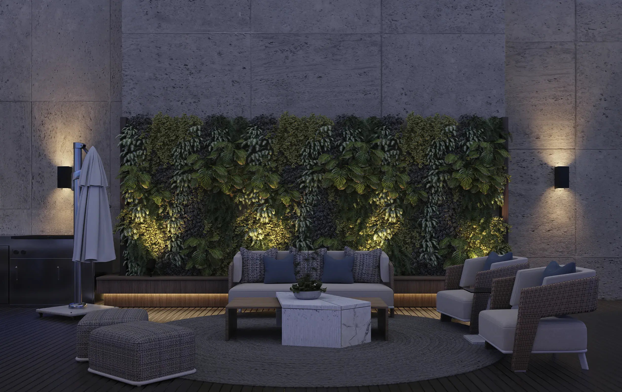 Monarch Garten‑Couchtisch - 9