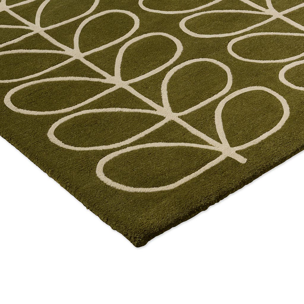 Linear Stem Olive Teppich