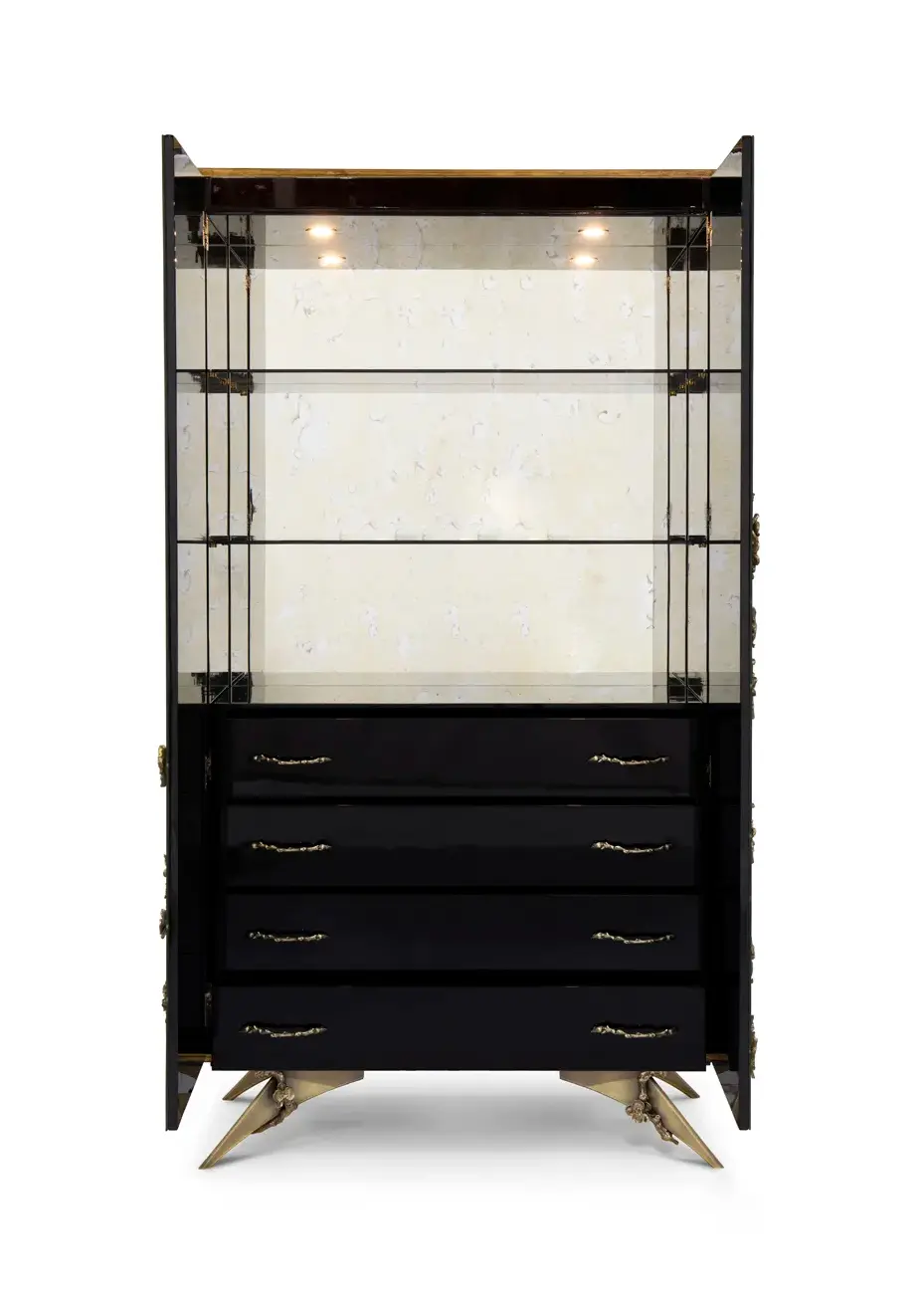 Mirage Gealterter Spiegel‑Armoire