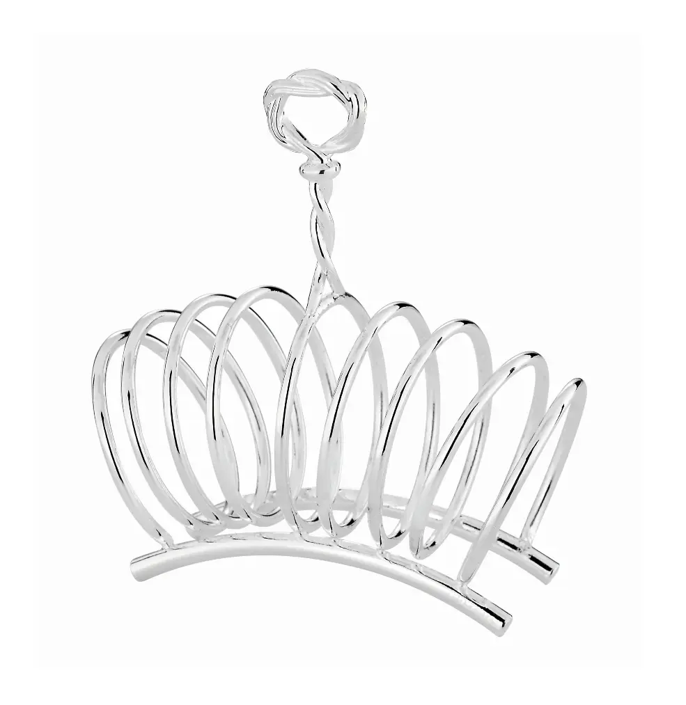 Versilberter Teebeutel‑Halter