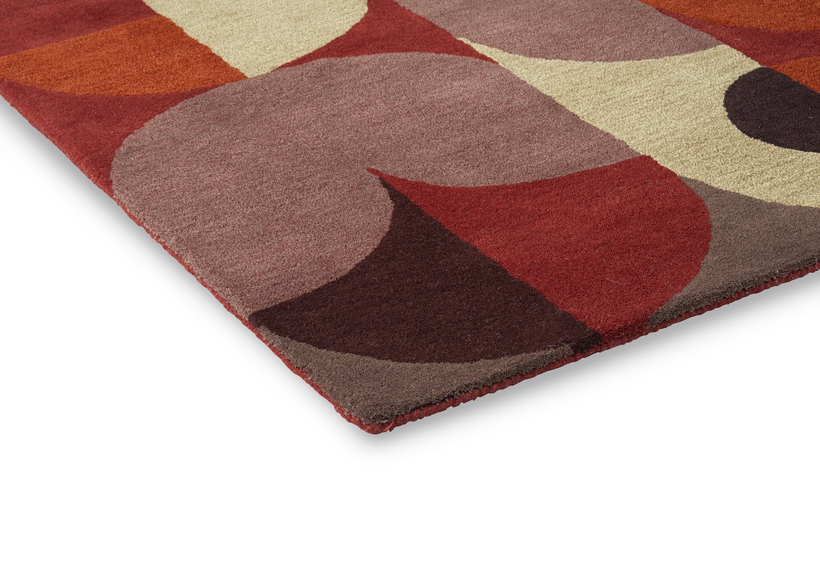 Decor Cosmo Red Pale Green 95203 Teppich | Größe: 160 x 230 cm