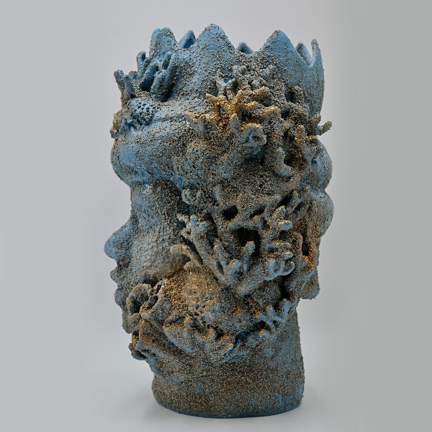 Maure‑Kopf Skulptur