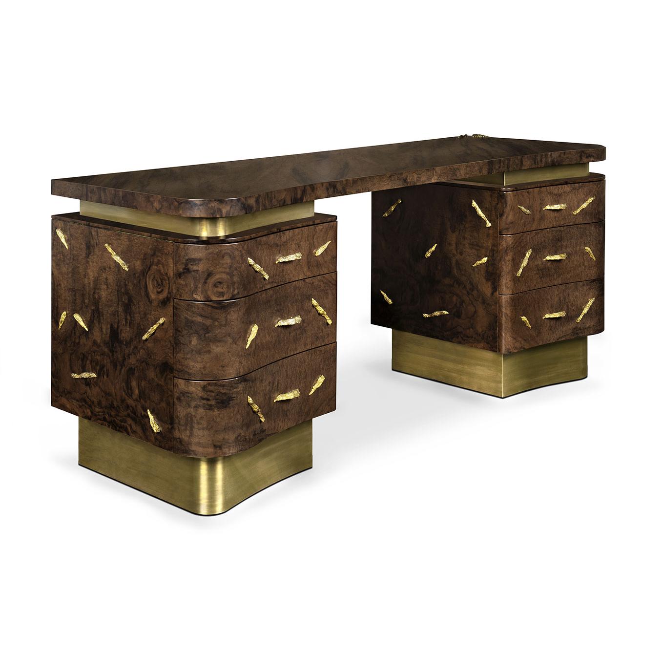 Designer-Holz-Schreibtisch