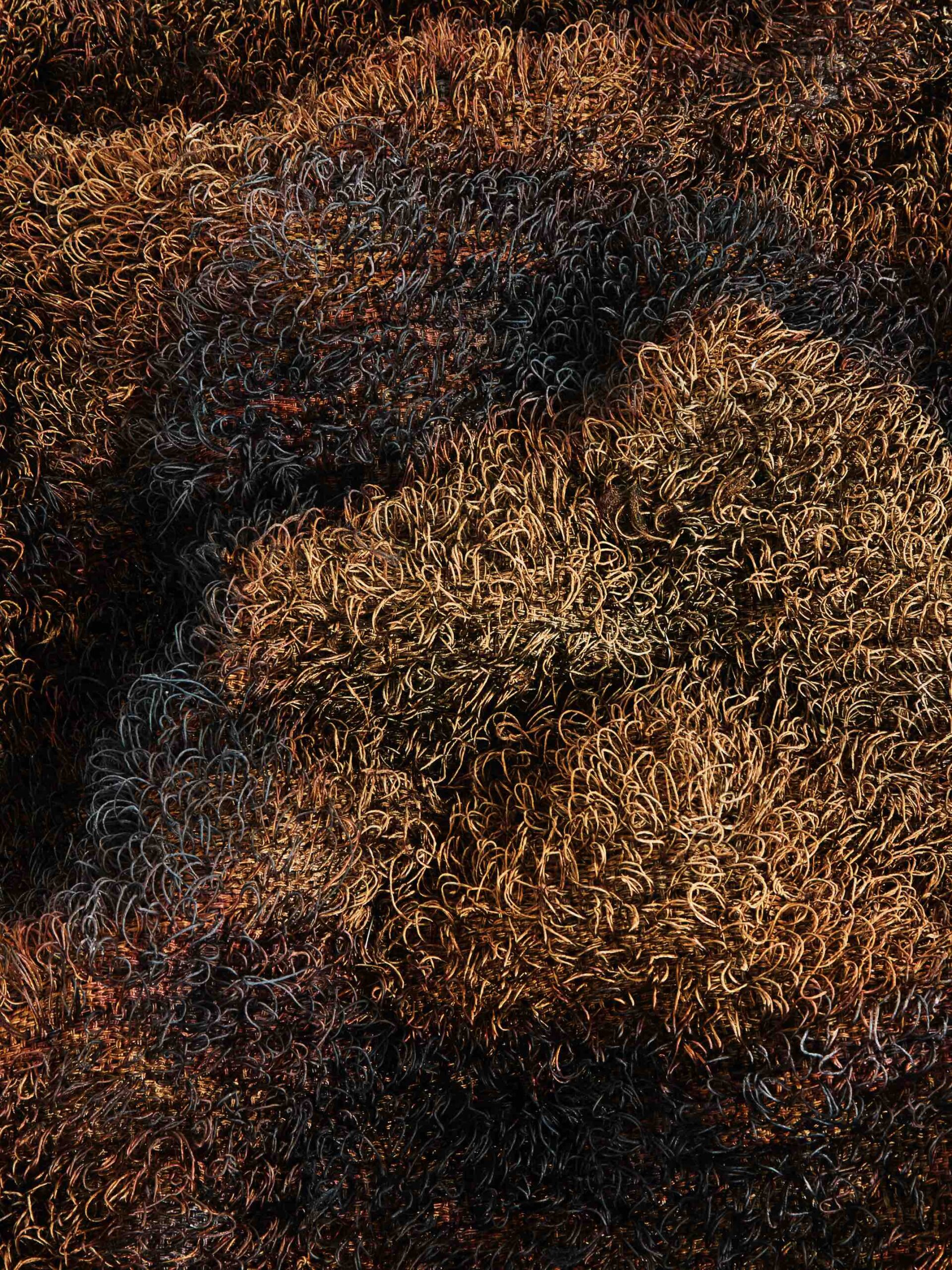 Metal Copper Teppich