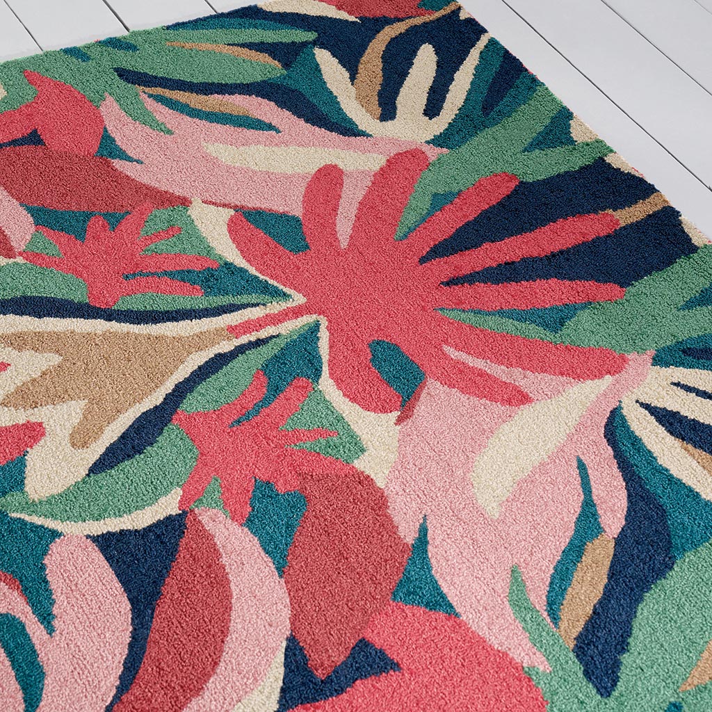 Melora Pink Outdoor-Teppich | Größe: 250 x 350 cm
