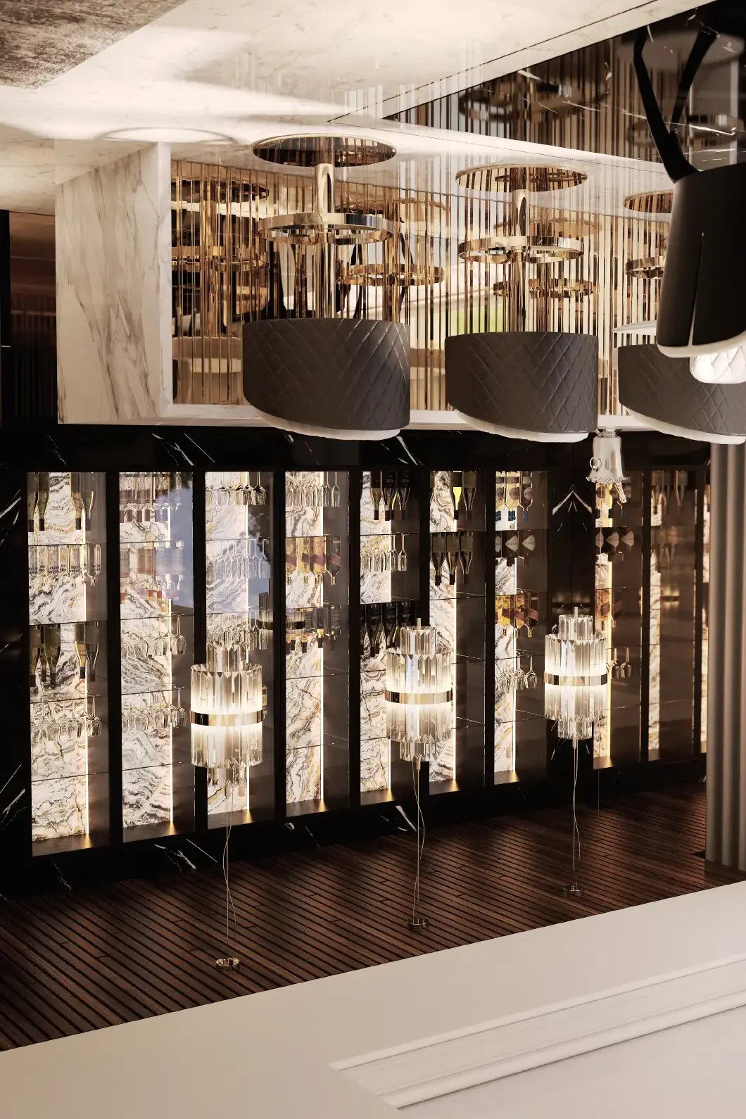 Luxe Drehbarer Barhocker