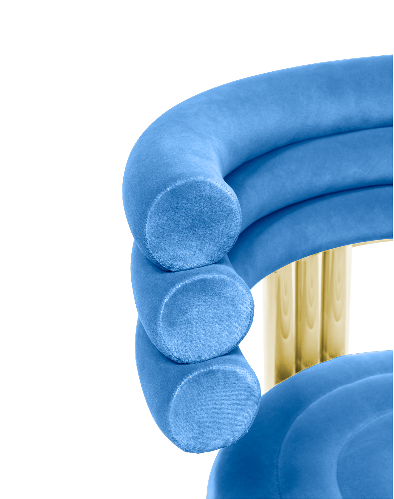 Kerr Blauer Esszimmerstuhl